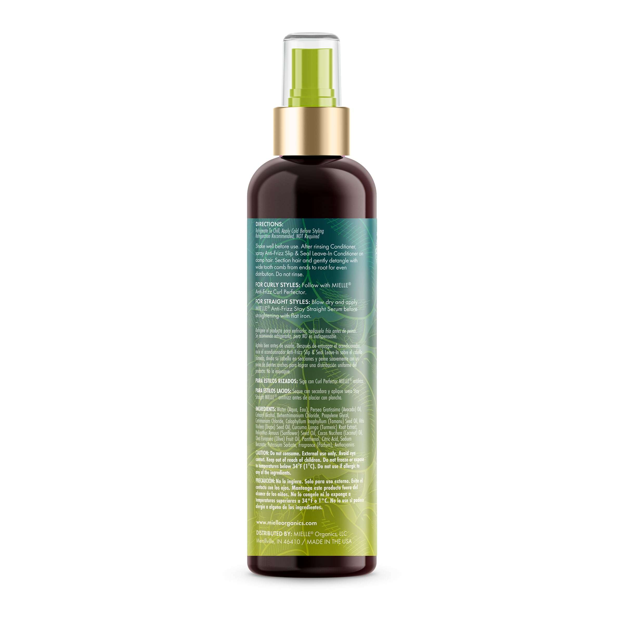 Mielle Organics bottle on bathroom shelf evoking everyday grooming convenience