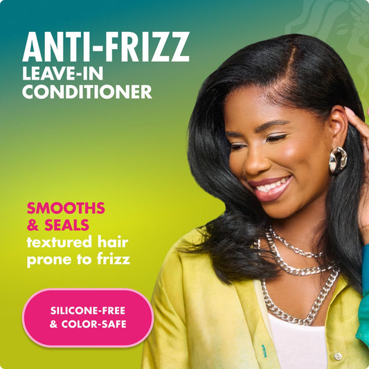 Mielle Organics spray nozzle detail demonstrating easy mist application benefit