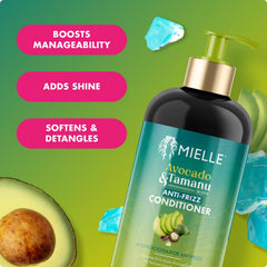 Mielle Organics avocado and tamanu oils highlighting natural nourishment