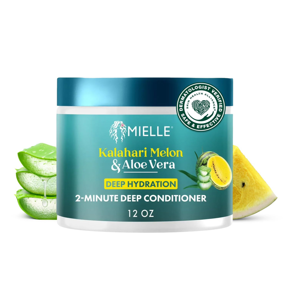 Mielle Organics front packaging showing product and benefits