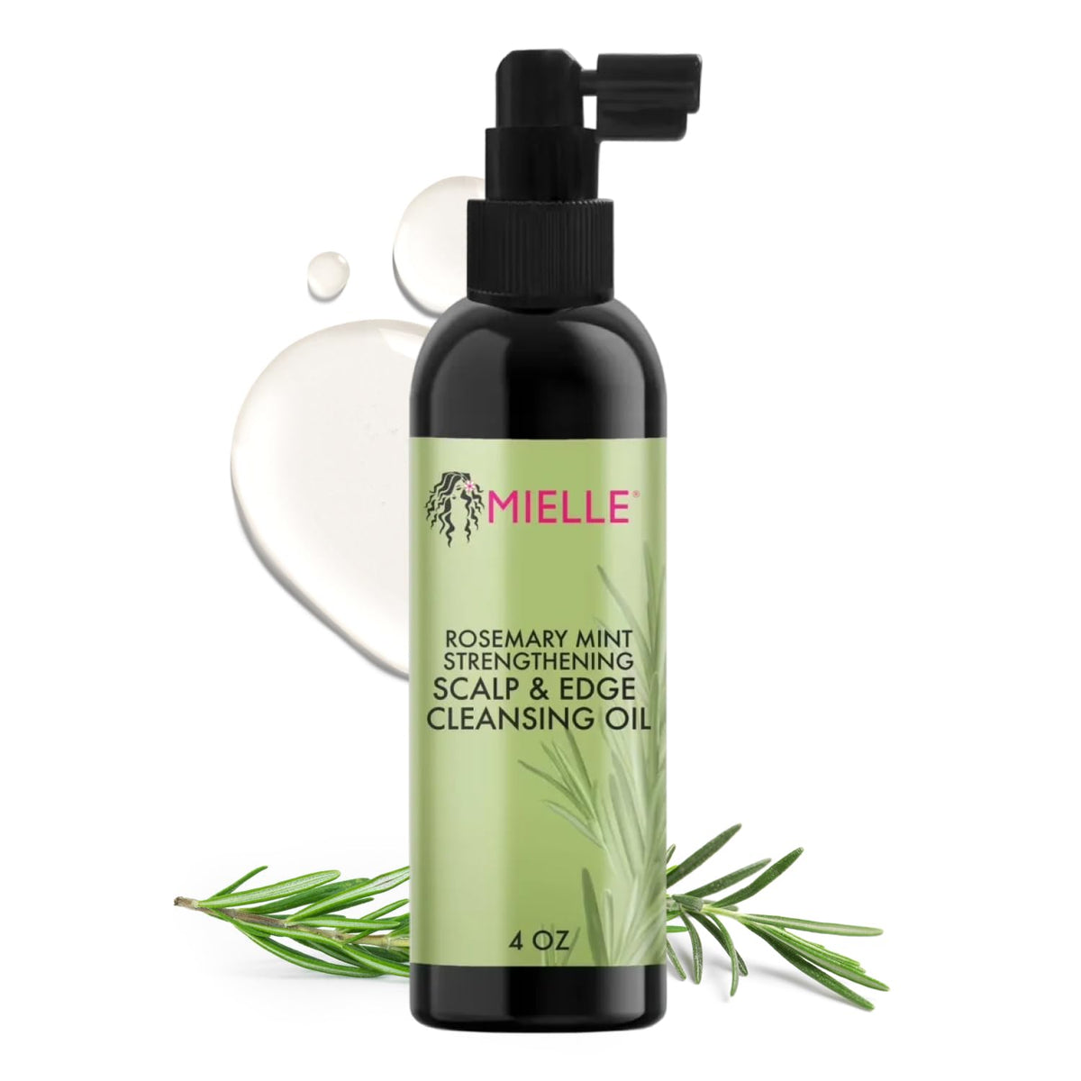 Mielle Organics bottle front packaging showing label and product benefits