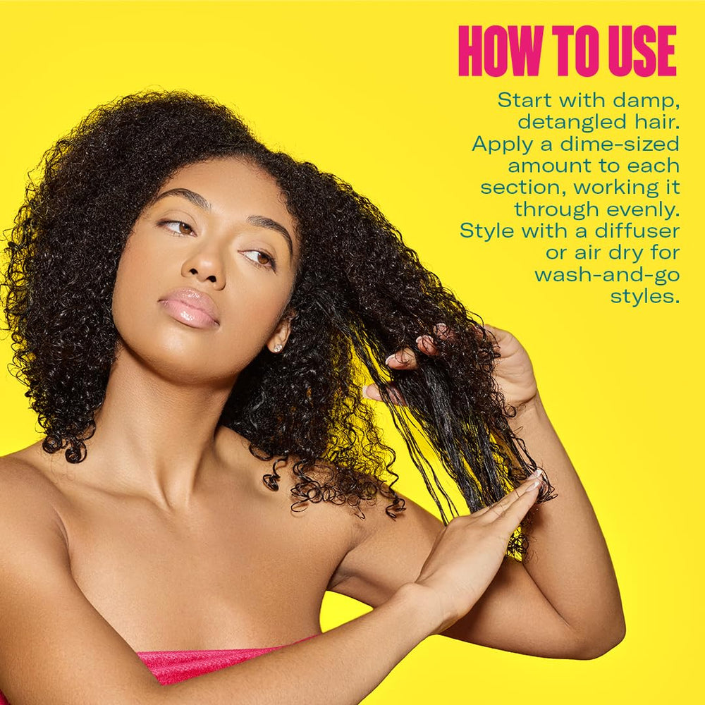 mielle organics drying under a diffuser illustrating enhanced curl formation and volume