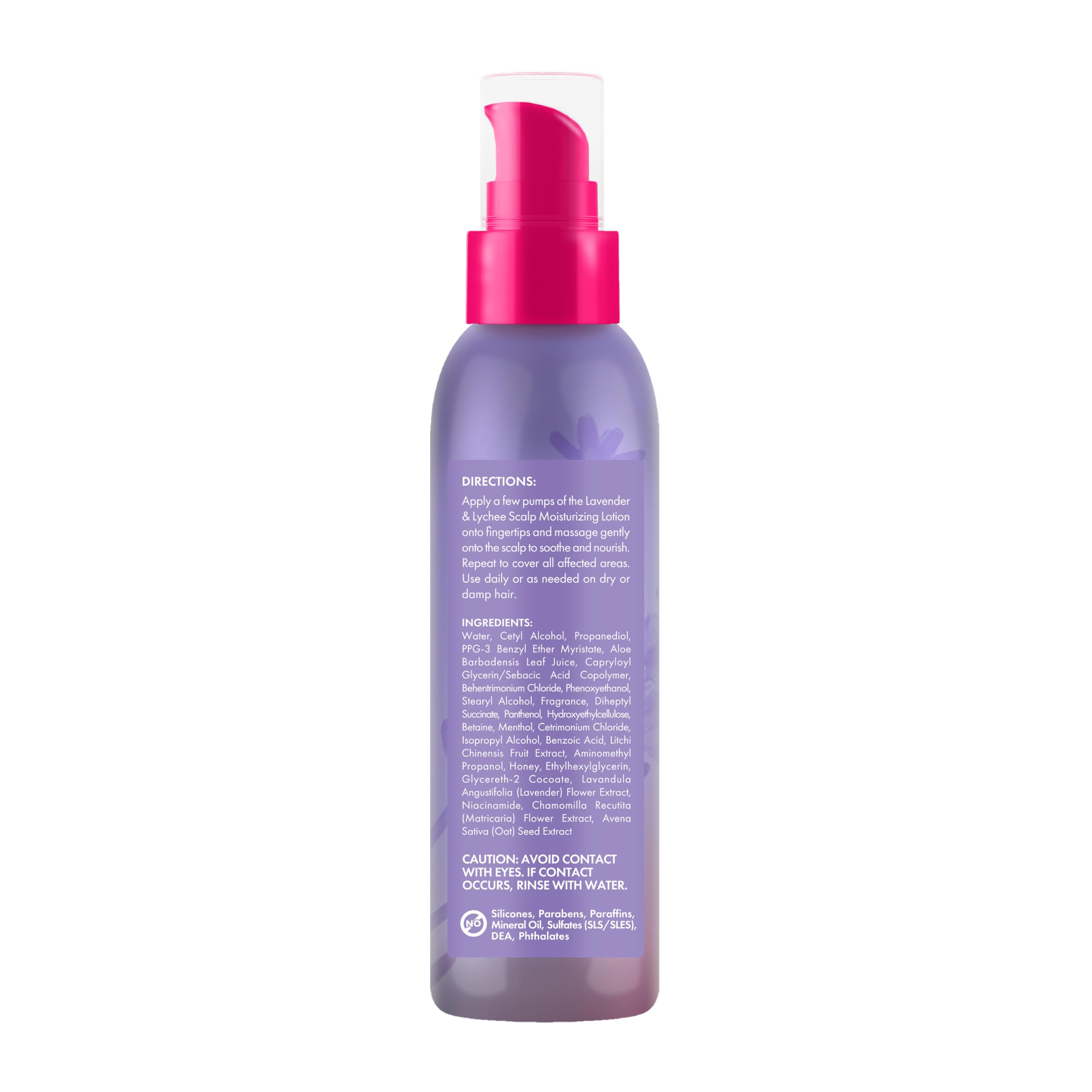Mielle Organics label detail focused on ingredients and clean formula