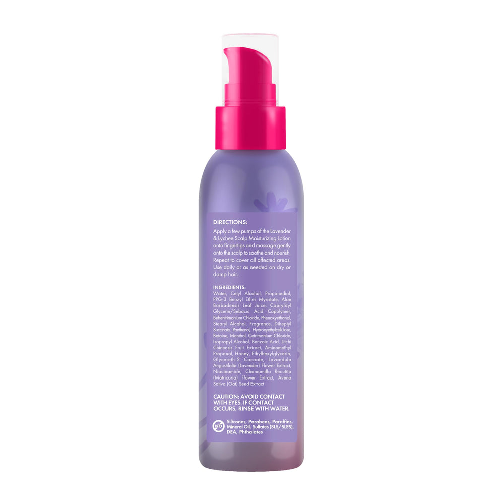 Mielle Organics label detail focused on ingredients and clean formula