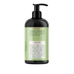 Mielle Organics bottle on bathroom shelf illustrating everyday use