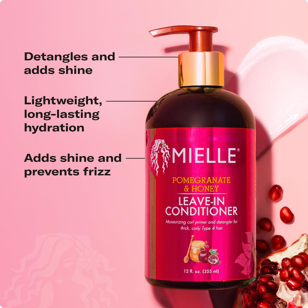 Mielle Organics dispense in hand demonstrating easy application and lightweight feel