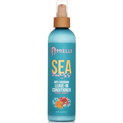 Mielle Organics front bottle view showing label and 8 oz size, clear directions benefit