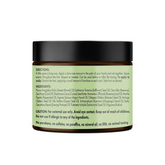 Mielle Organics 5 oz jar beside a ruler shows compact size for travel and countertop storage.