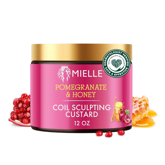 Mielle Organics front jug showing product and benefits