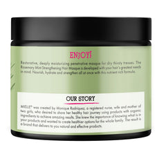 Mielle Organics jar back packaging showing directions and ingredient highlights for confidence