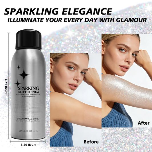 Mifeloy closeup glitter texture highlighting fine reflective particles