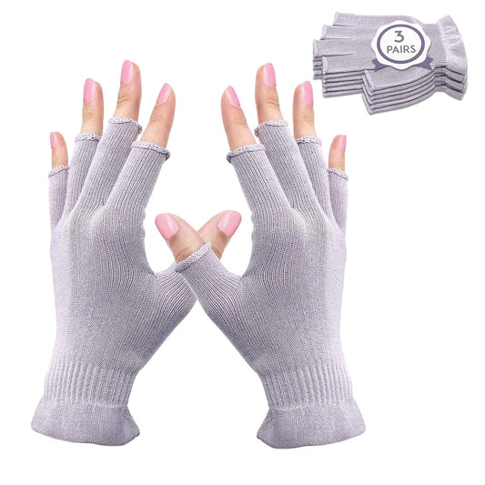 MIG4U pale purple gloves front packaging showing set convenience