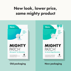 Close-up of Mighty Patch HERO micropoints showing targeted delivery benefit