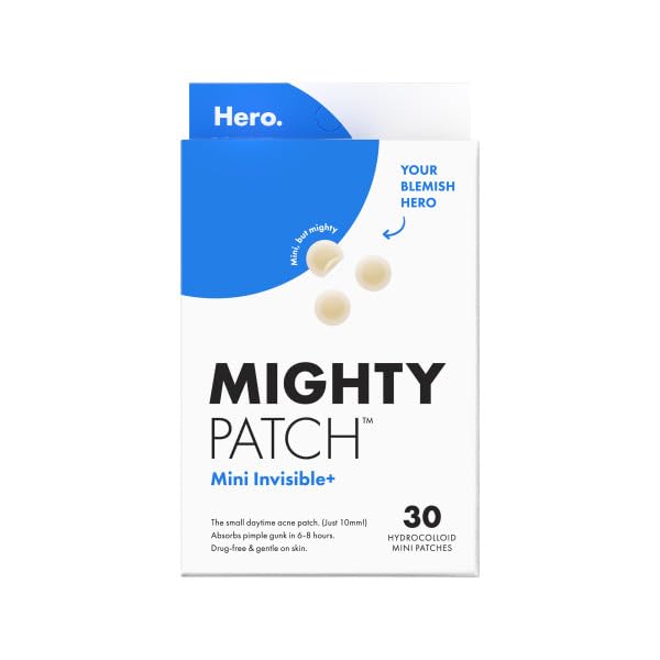 Mighty Patch front packaging showing 30 count and discreet daytime benefit