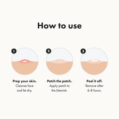 Mighty Patch under makeup demonstrating discreet coverage and confidence