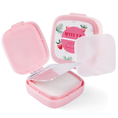 MIILYE front box view showing 80 pcs and travel-ready design for convenience