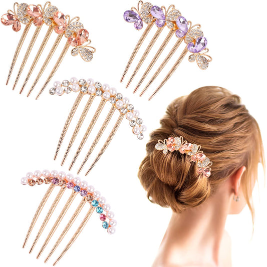 MIKIMIQI front package showing four decorative hair forks and elegant presentation benefits
