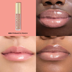 Milani applicator close-up showing soft tip for even gloss application