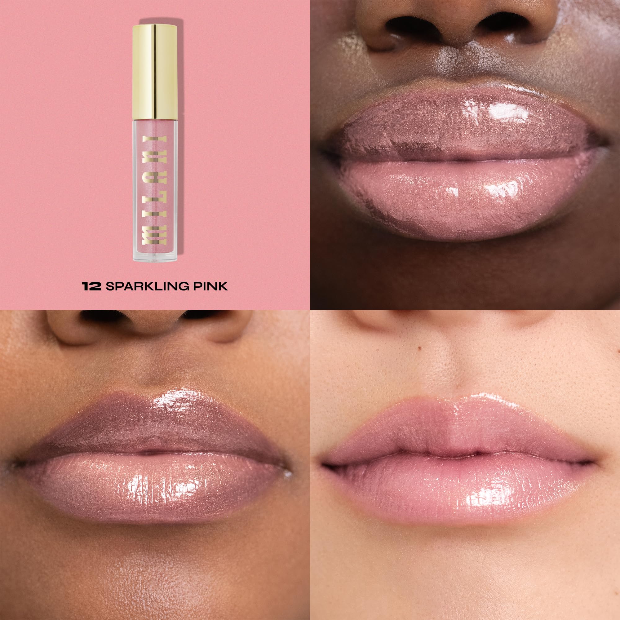 Milani applicator closeup highlighting precise application and even coverage benefit