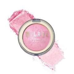 Milani front pan of Pink Panna Cotta blush showing true shade and finish