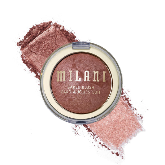 Milani baked blush front view showing compact and clean packaging benefit: easy storage