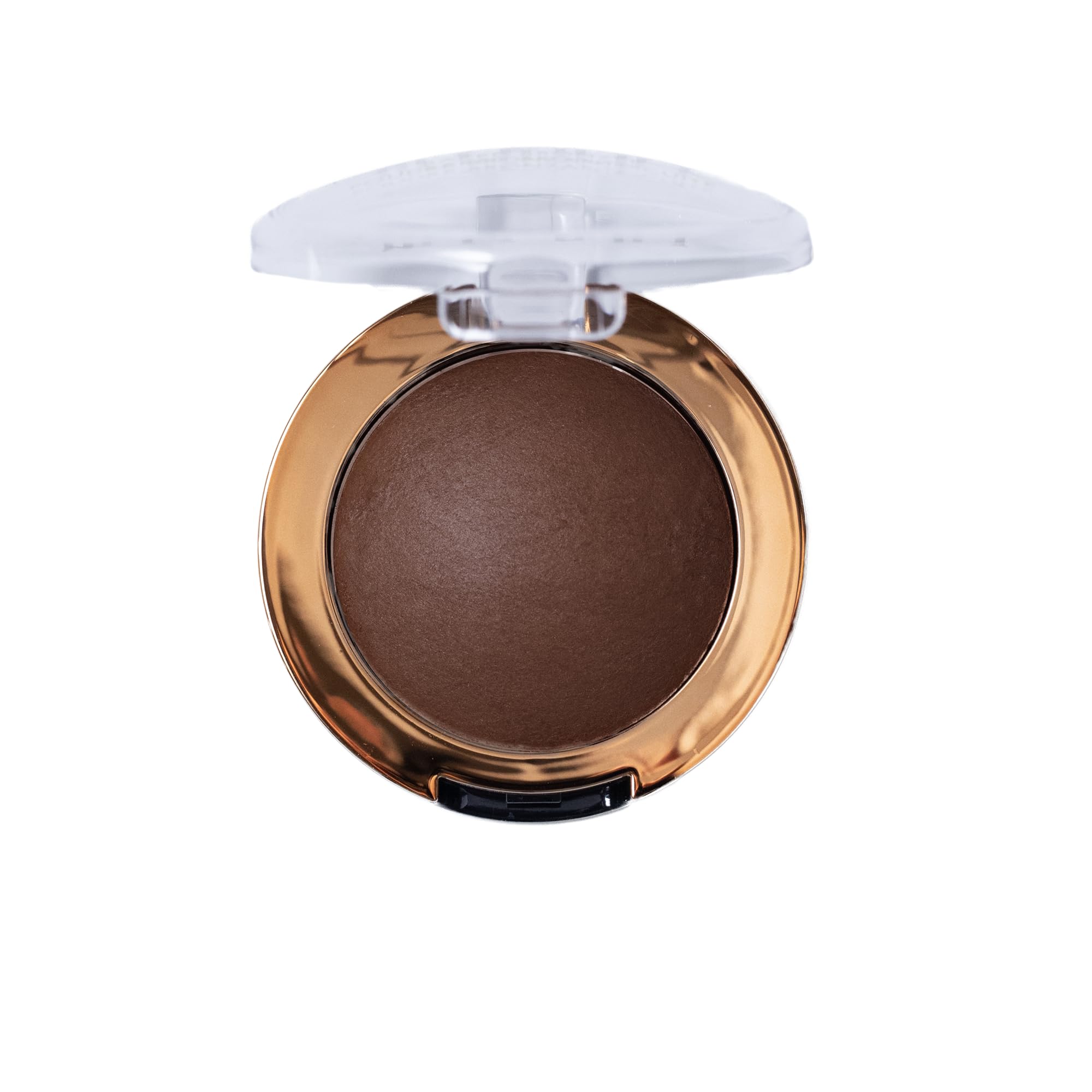 Milani compact open displaying product surface and applicator for easy daily use