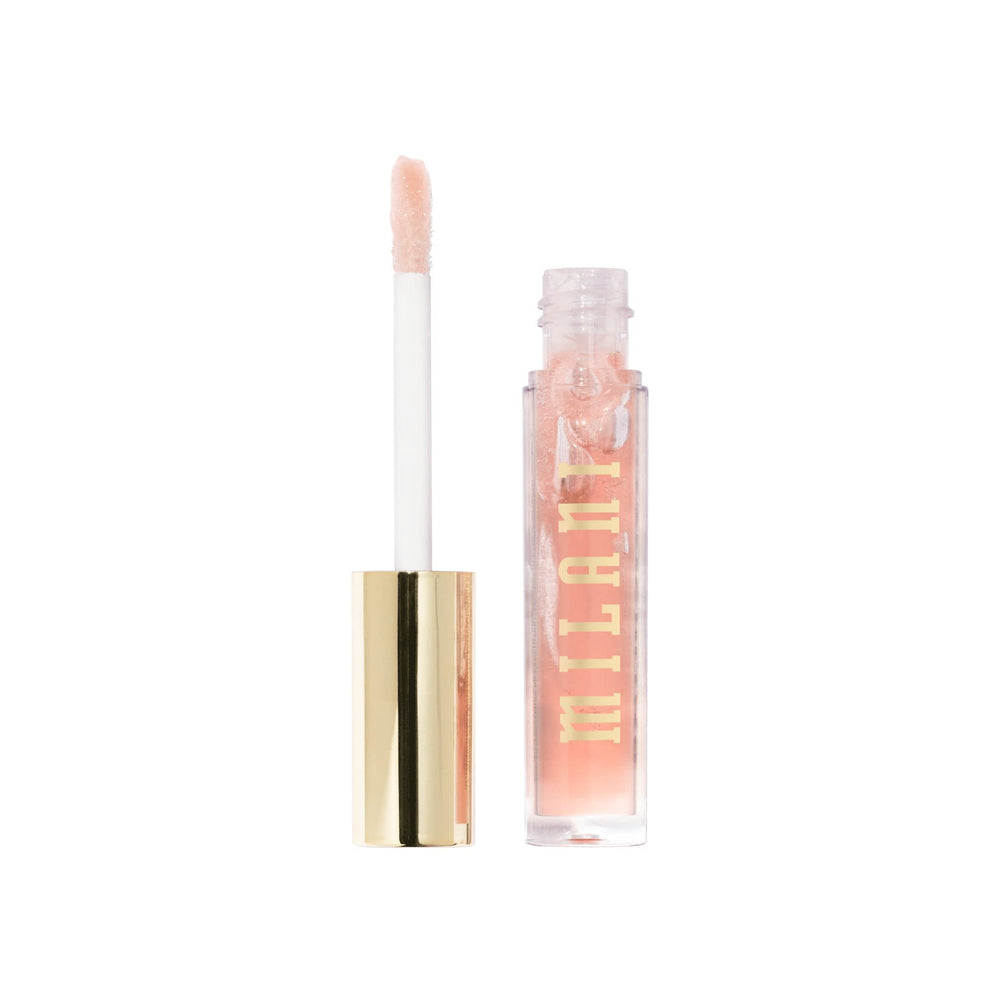 Milani oversized doe-foot applicator close-up delivering precise, even balm application