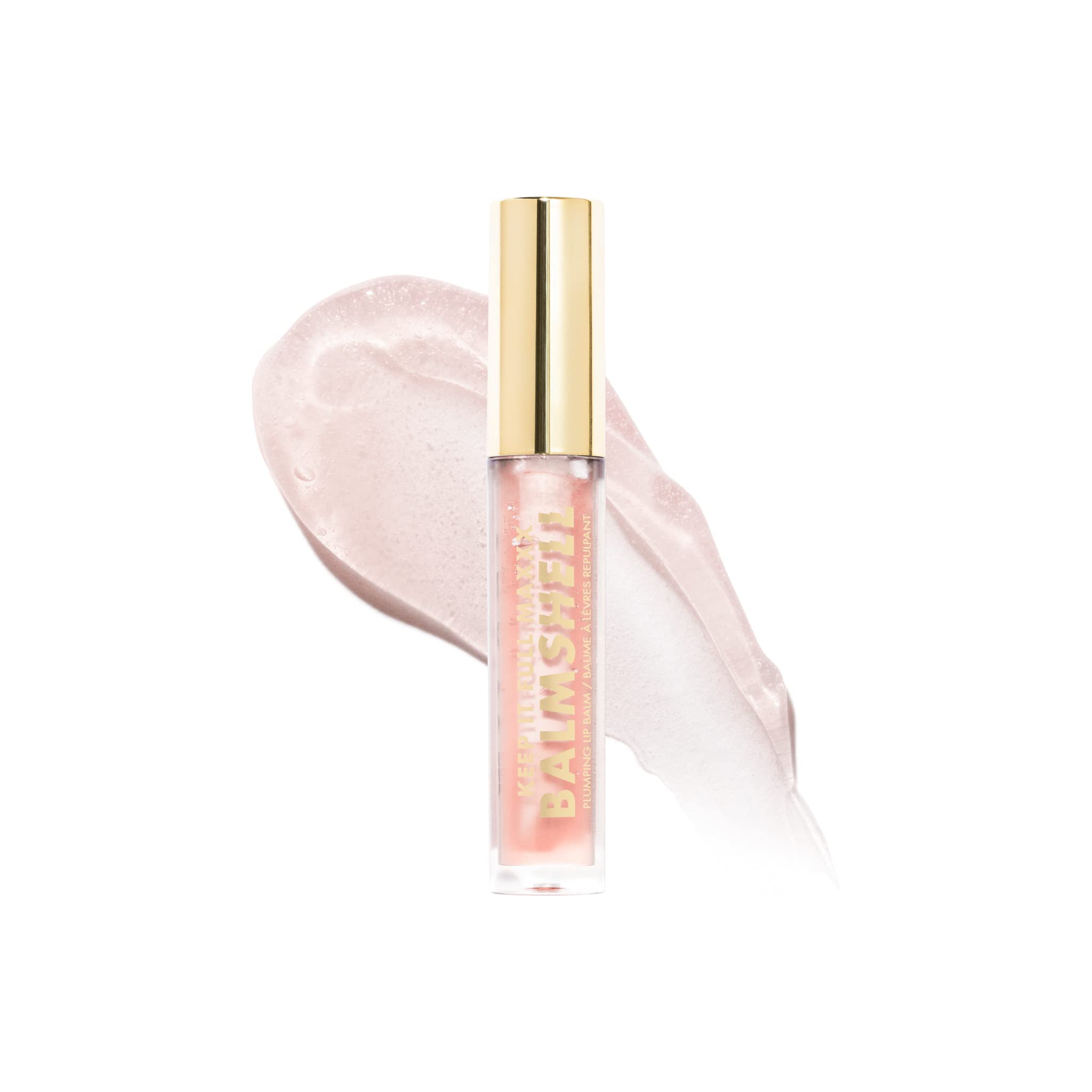 Milani front view of Balmshell lip plumper showing color and compact design for easy use