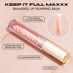 Milani balm texture swirl highlighting glossy, cushiony finish and hydrating look