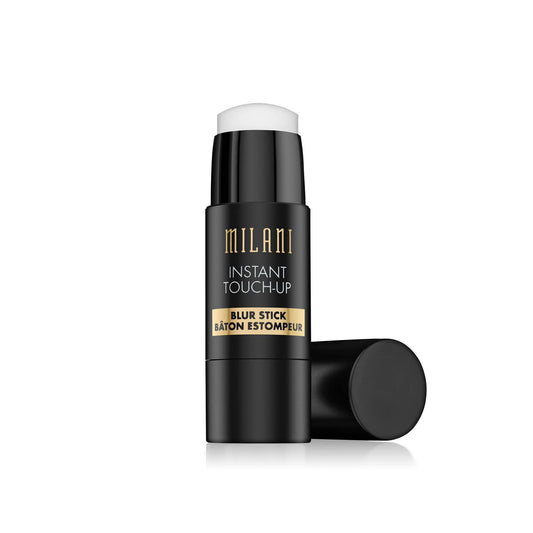 Milani blur stick front packaging shows compact primer for quick touch-ups and longer wear