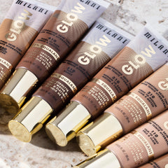 Milani bottle label close-up showing key ingredients and moisturizing benefit