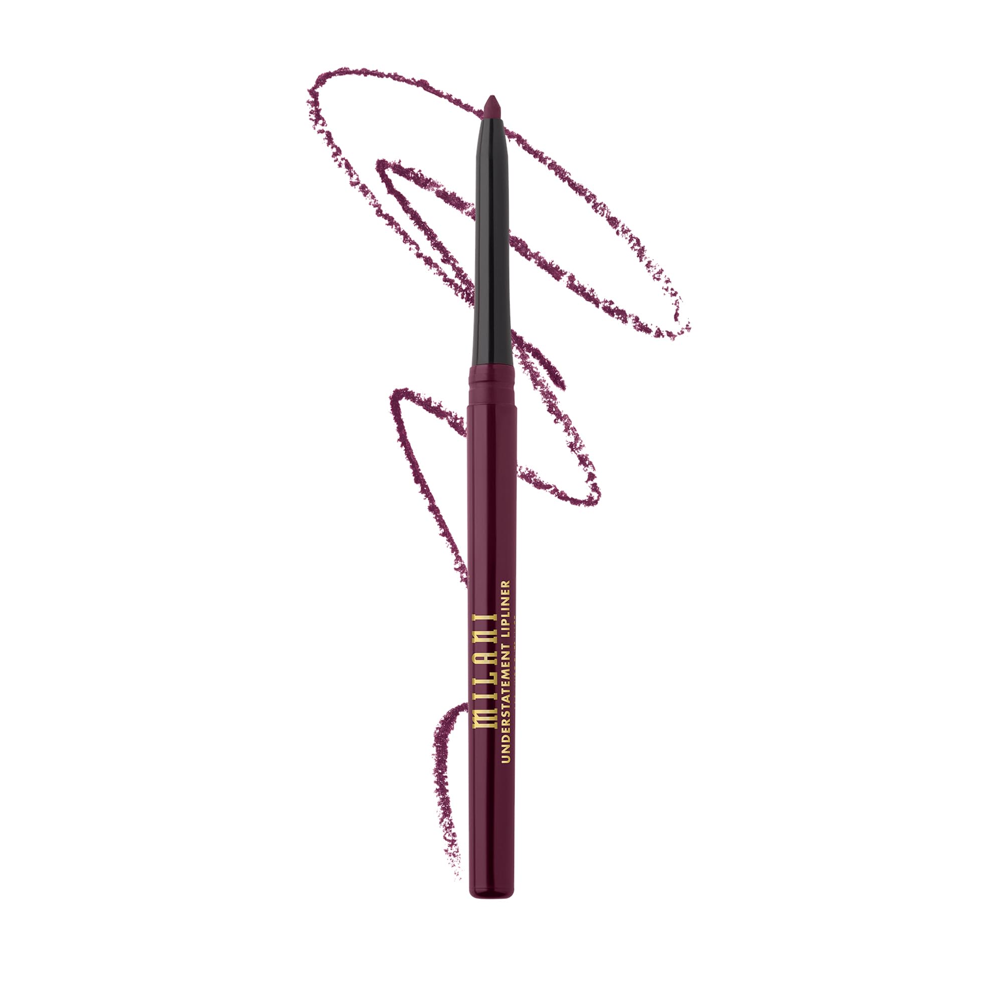 Milani Brazenberry front packaging showing color and retractable pencil benefit