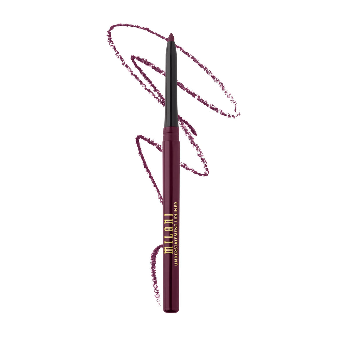 Milani Brazenberry front packaging showing color and retractable pencil benefit