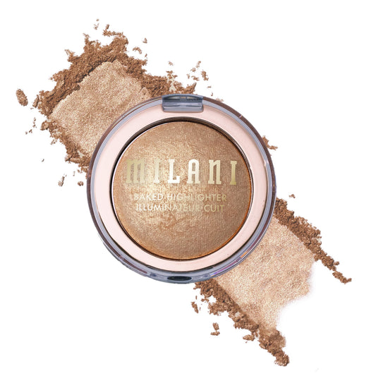 Milani Bronze Splendore compact front view showing silky finish benefit