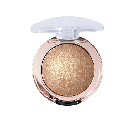 Milani close-up texture of baked powder showing smooth blendability benefit