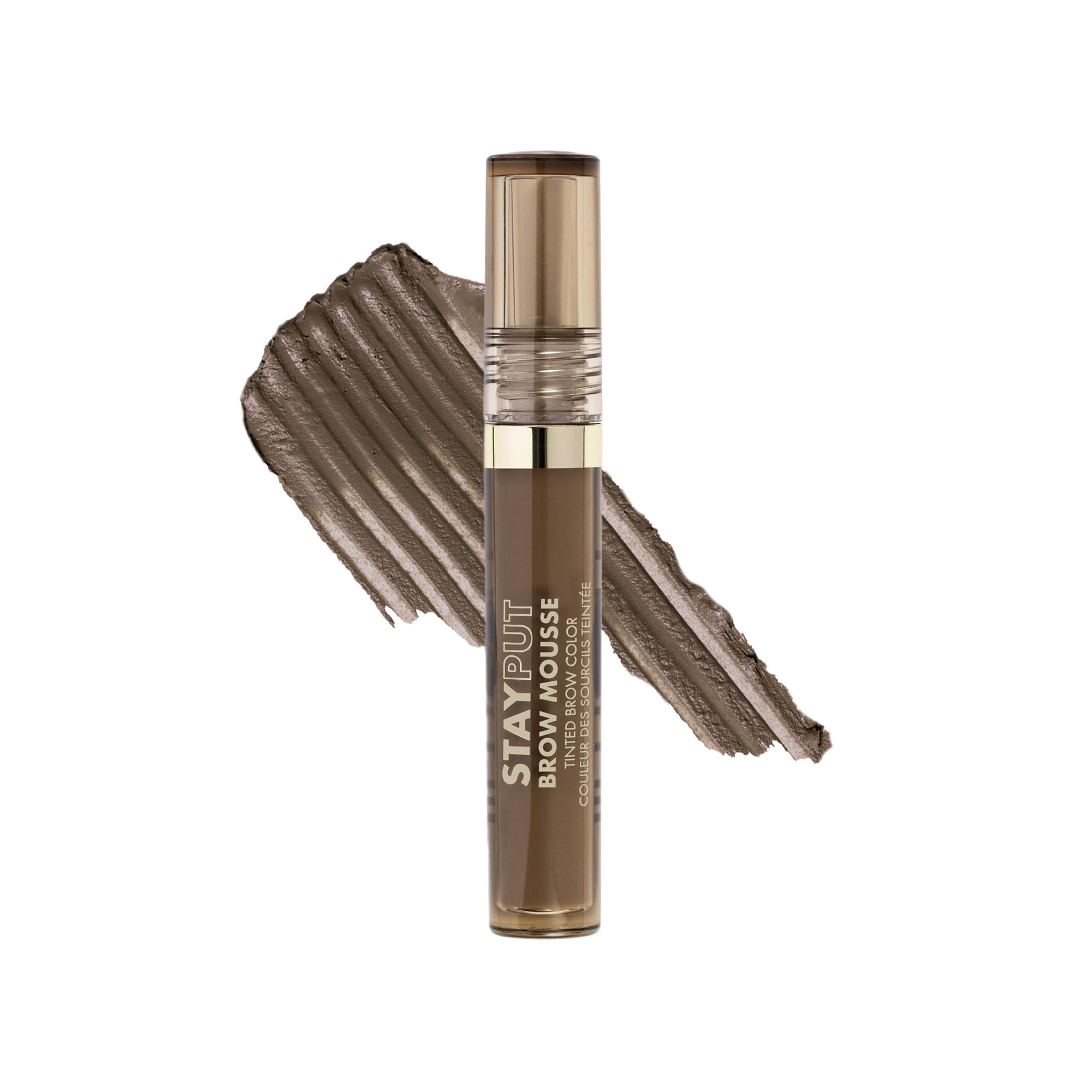 Milani Brow Tint front packaging showing medium brown shade and product benefits
