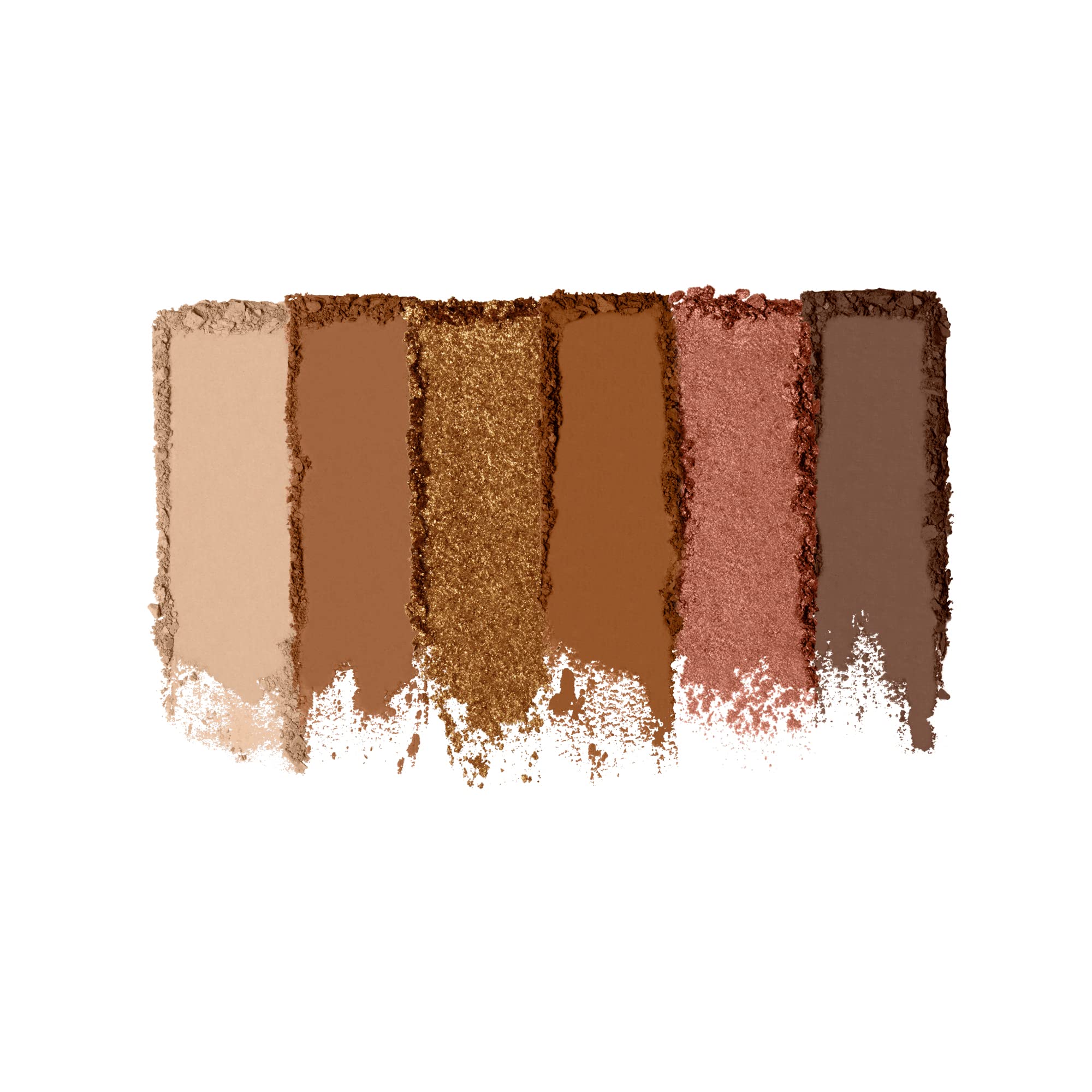Milani palette tucked in handbag for quick touchups on the go