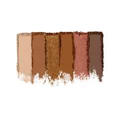 Milani palette tucked in handbag for quick touchups on the go