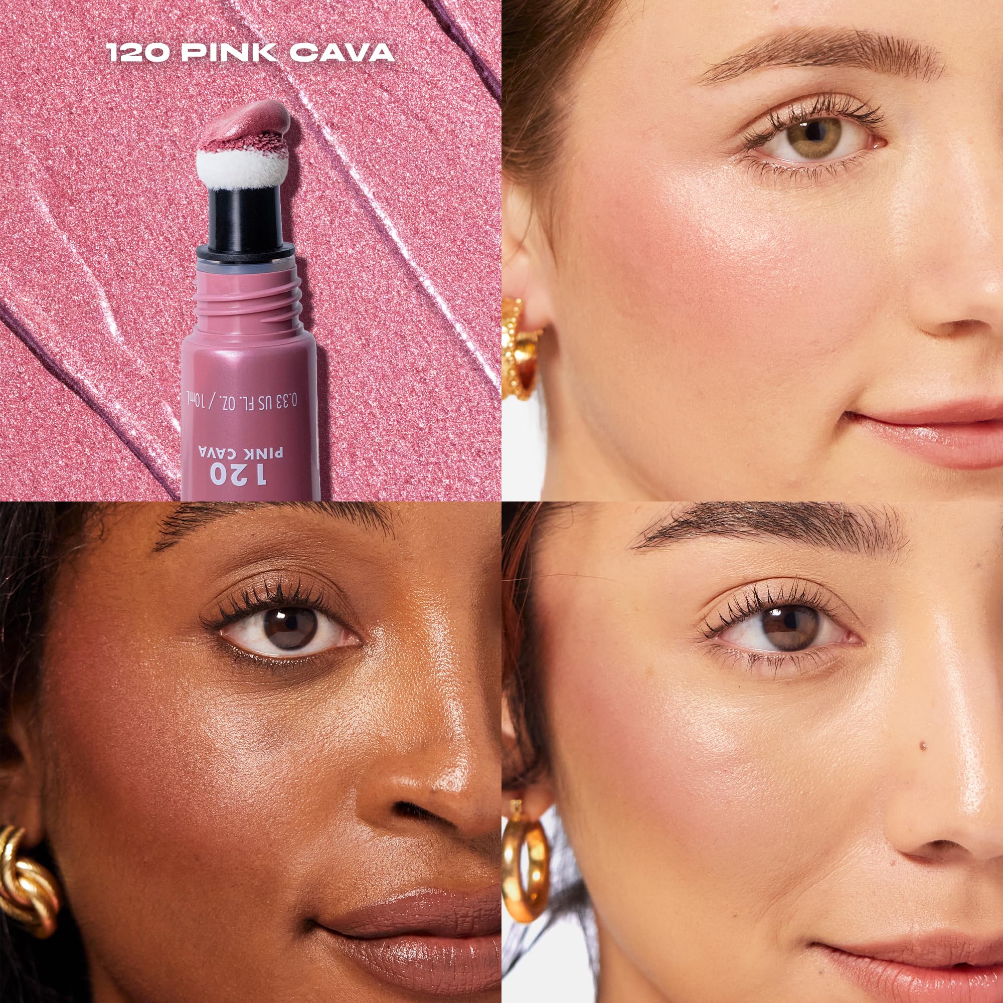 Milani cushion applicator close-up for precise, mess-free application
