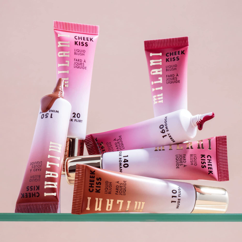 Milani size comparison next to coin showing portable, travel-friendly design