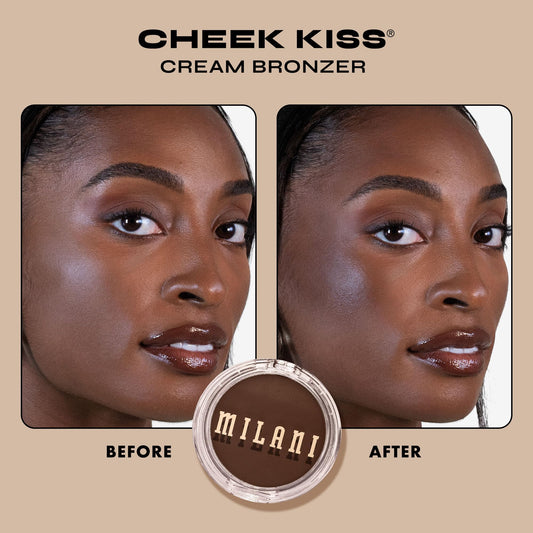 Milani close-up texture shot highlighting creamy blendability and smooth finish