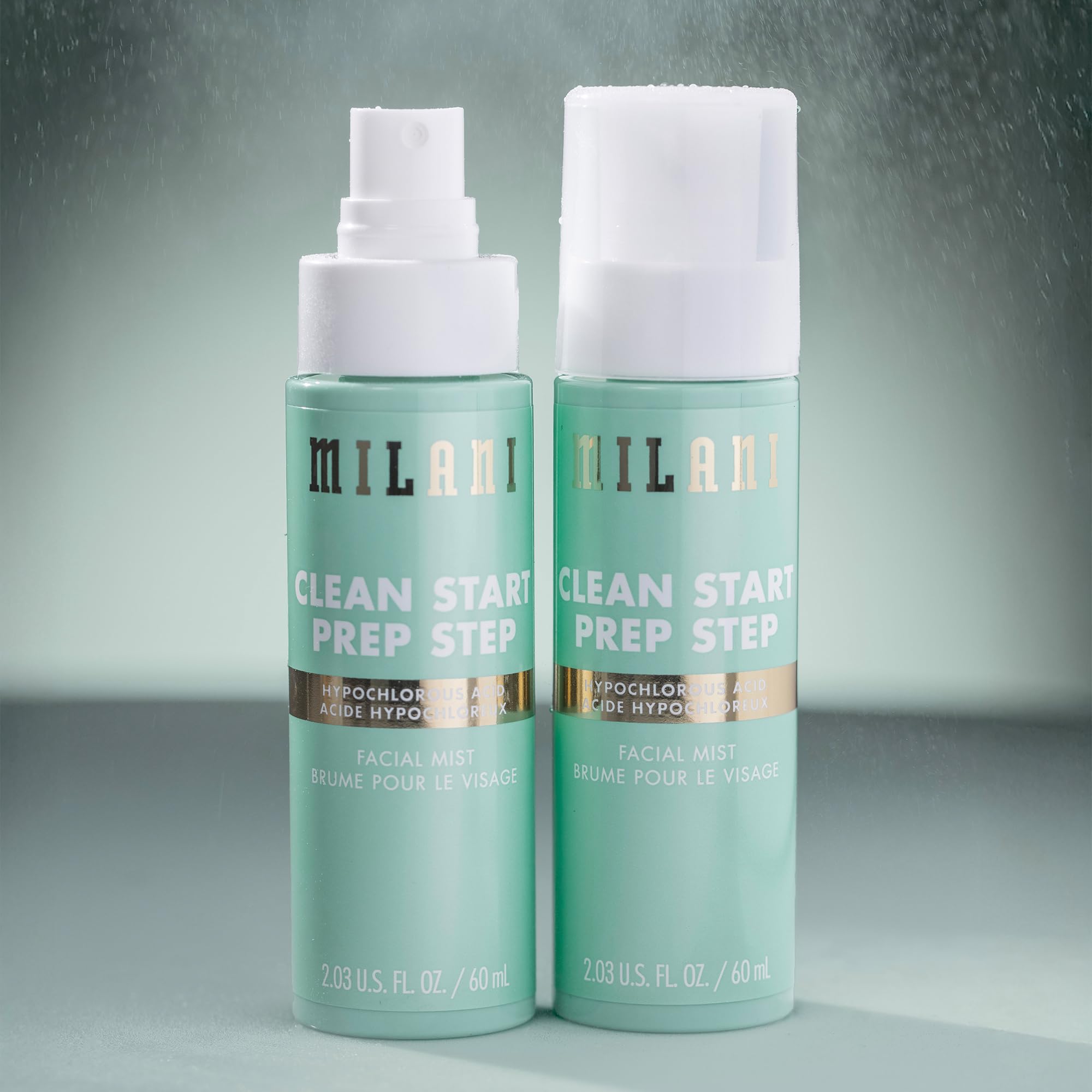 Milani used after workout portrays refreshing post-exercise calm