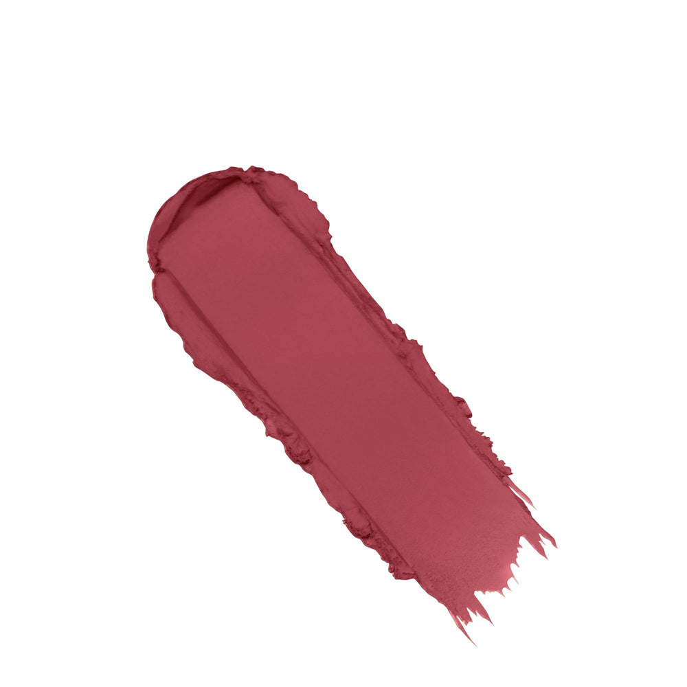 Milani bullet close-up texture revealing creamy matte glide and rich pigment benefit