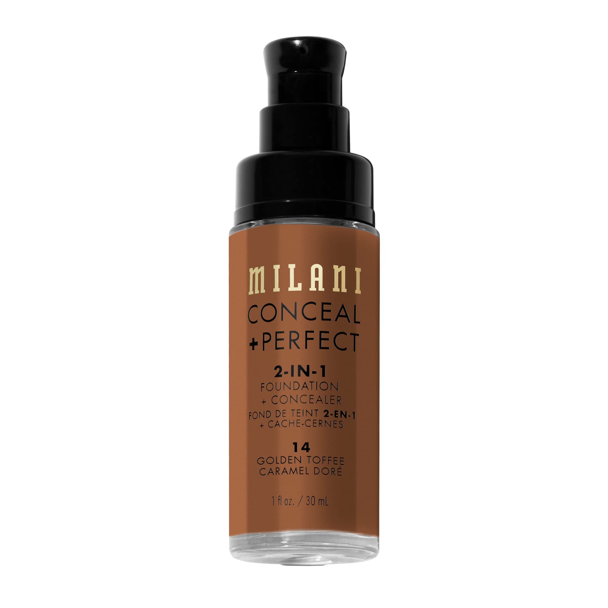 Milani applied under-eye to illustrate concealing dark circles for brighter look