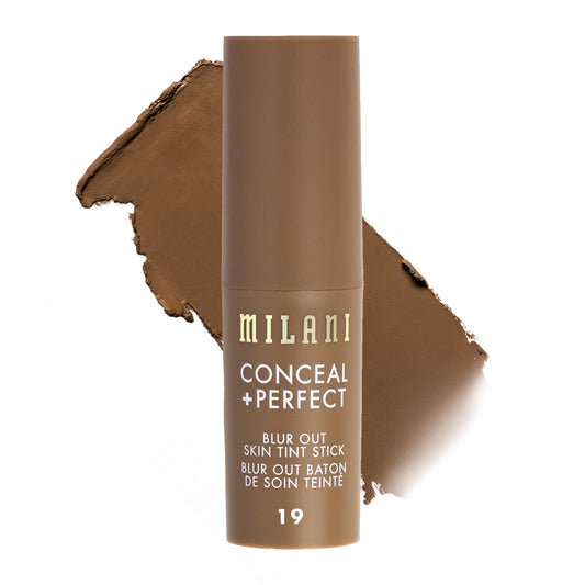 Milani front packaging of Conceal + Perfect Blur Out Stick showing label and shade
