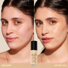 Milani pump dispensing creamy foundation to control amount and reduce product waste