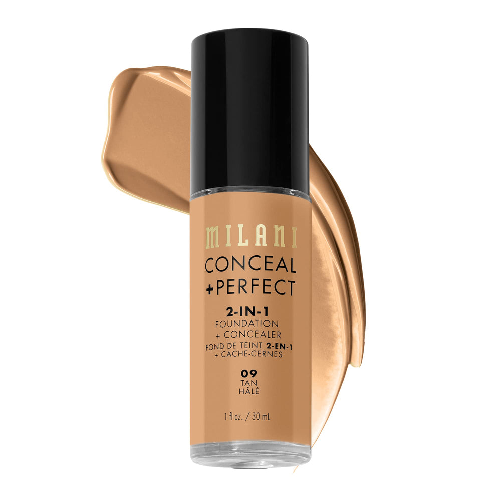 Milani front bottle view showing product and shade label for easy selection