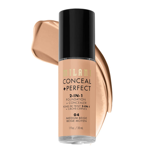 Milani front packaging showing product label and shade for quick identification