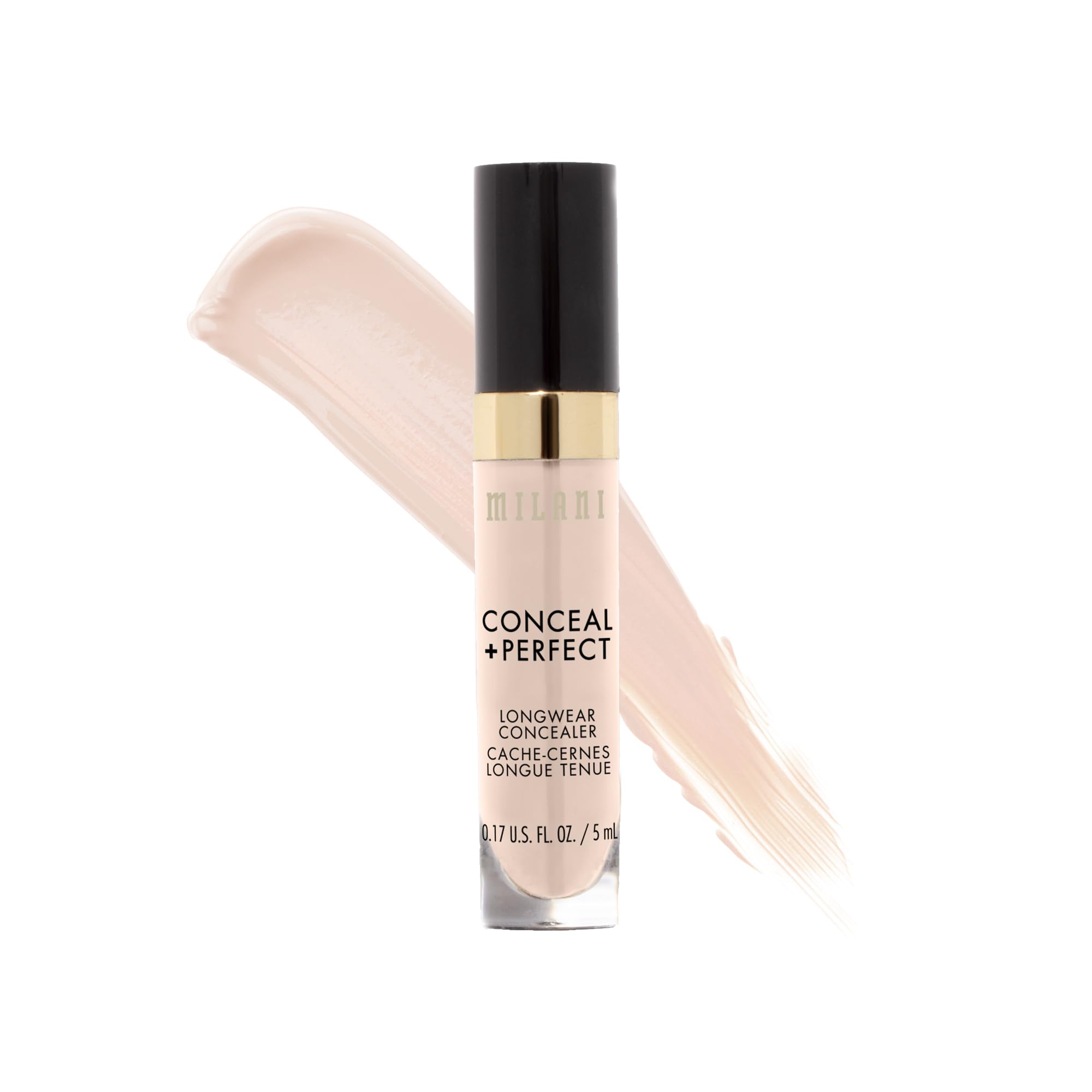 Milani front tube packaging and shade for quick shelf identification and selection