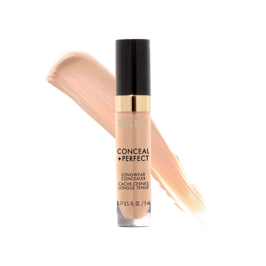 Milani concealer front packaging shows shade and longwear benefit